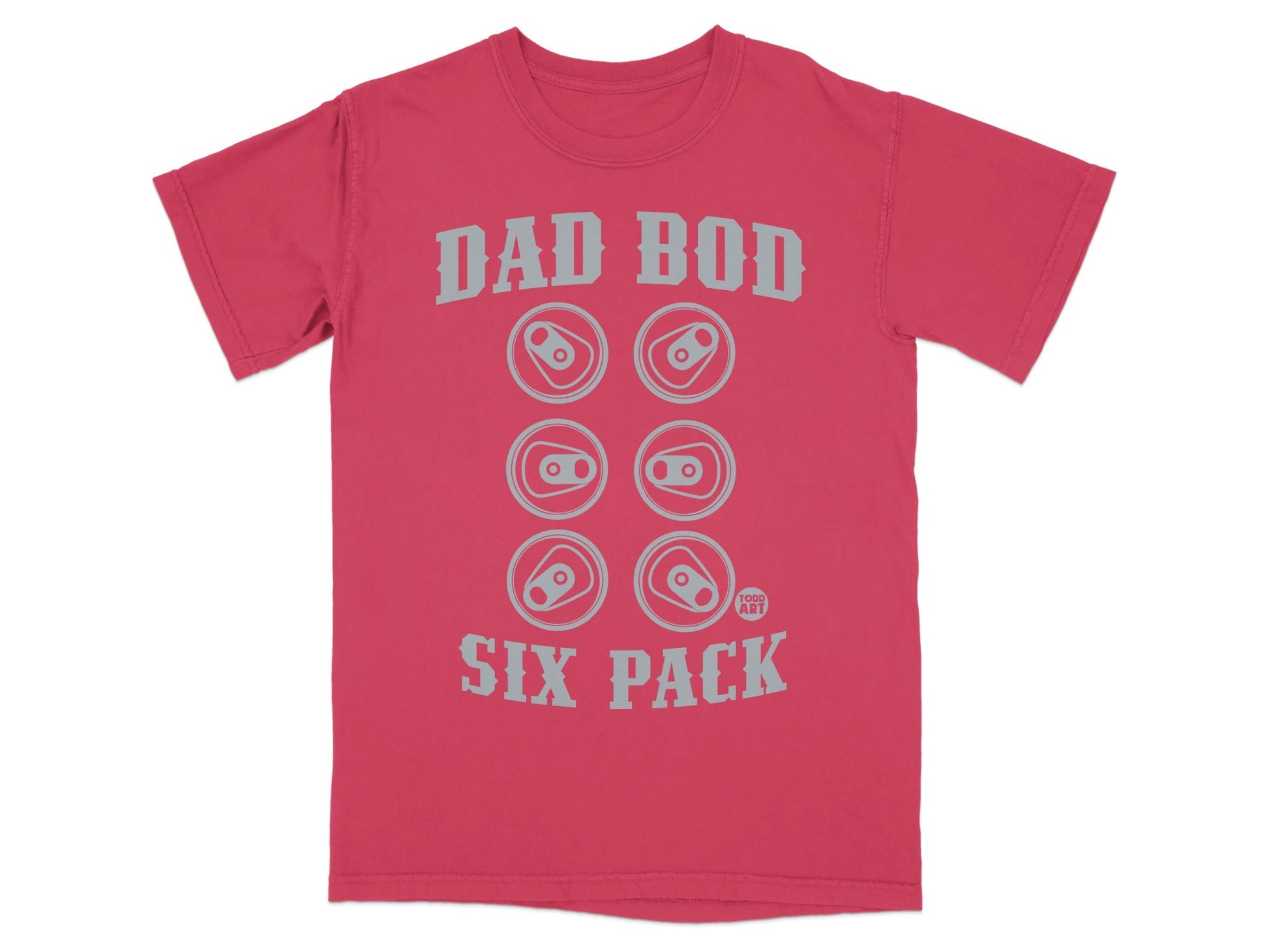 Dad Bod Six Pack Graphic Tee Shirt Fun Apparel