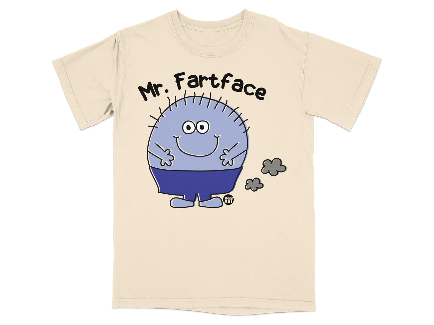 Mr. Fartface Funny Cartoon Character Shirt