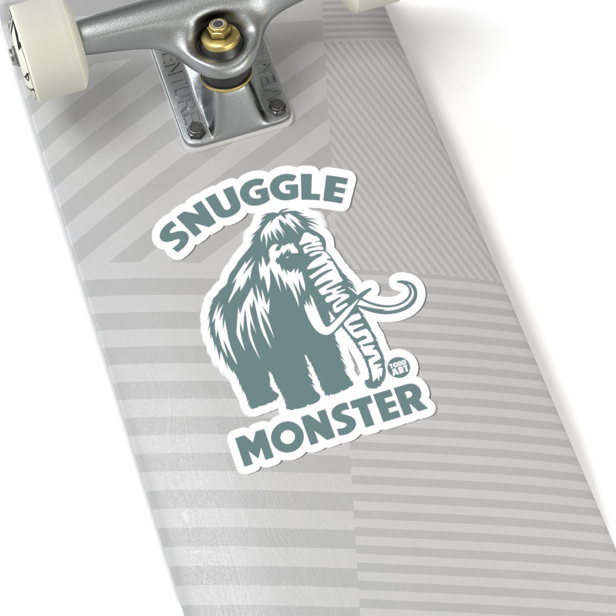 Snuggle MonsterTodd Art Sticker