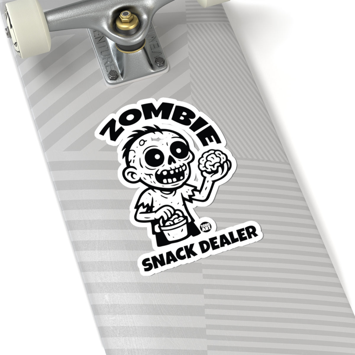 Zombie Snack DealerTodd Art Sticker