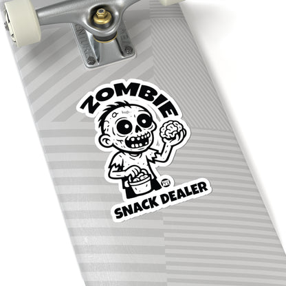 Zombie Snack DealerTodd Art Sticker