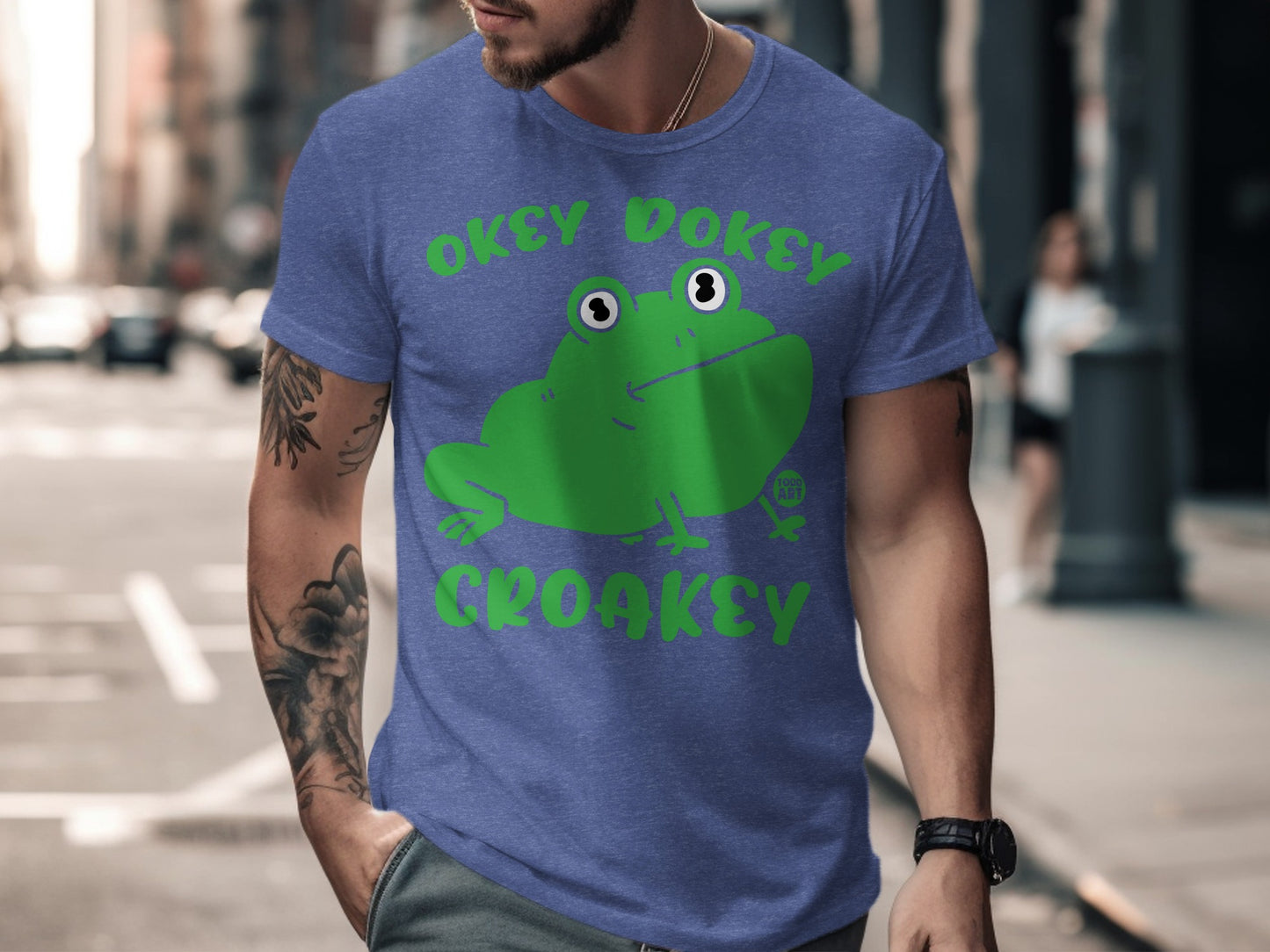 Okey Dokey Croakey Frog Graphic T-shirt product