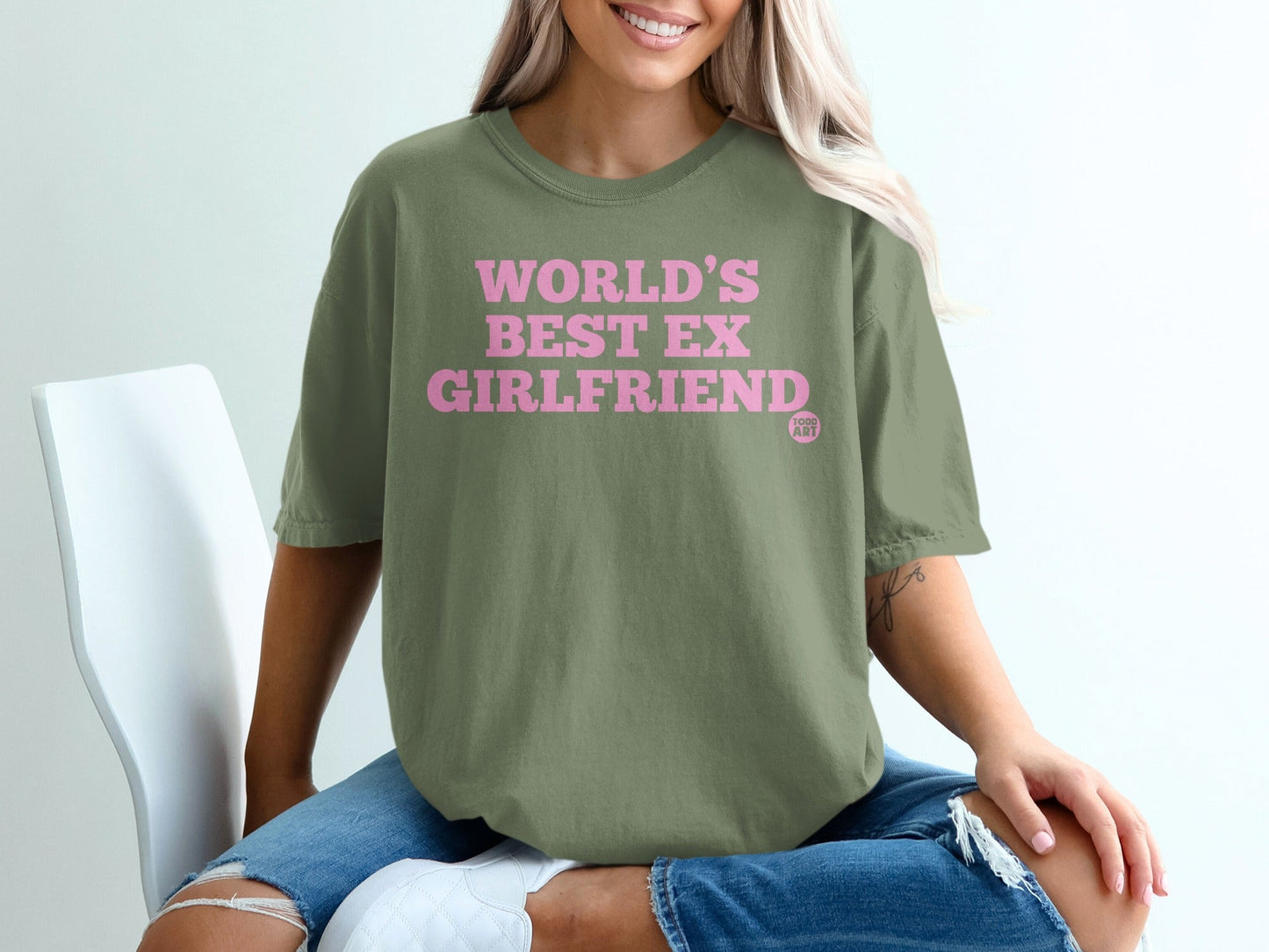 World's Best Ex Girlfriend Graphic Tee Shirt