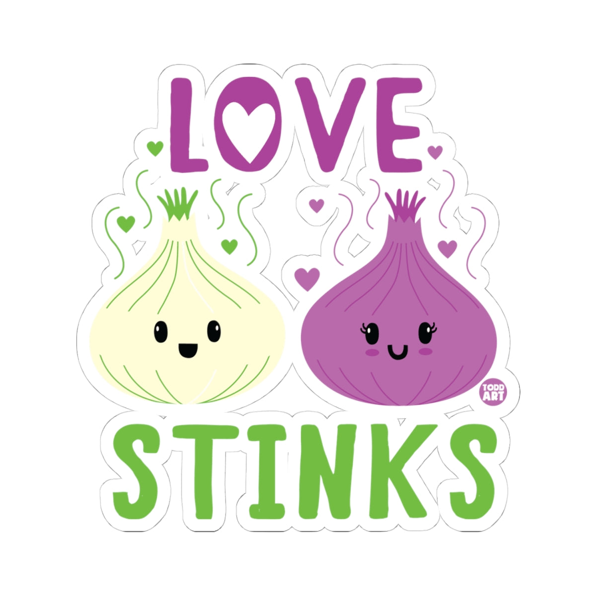 Love StinksTodd Art Sticker