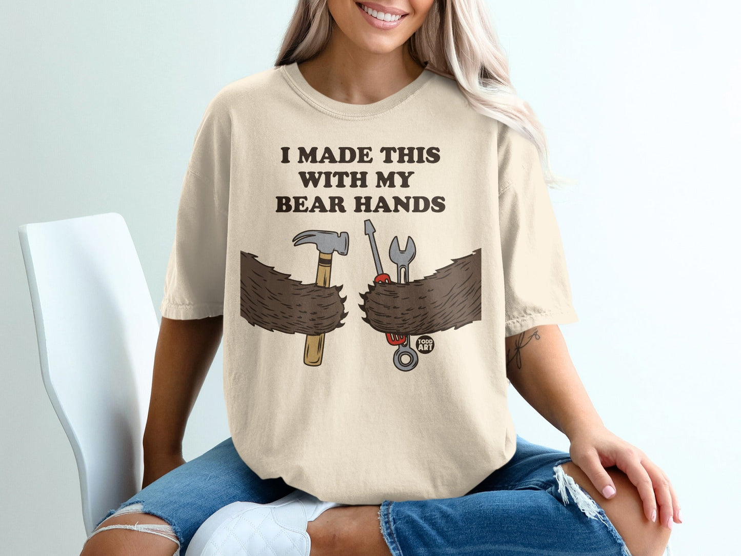 I Made This With My Bear Hands Graphic T-Shirt