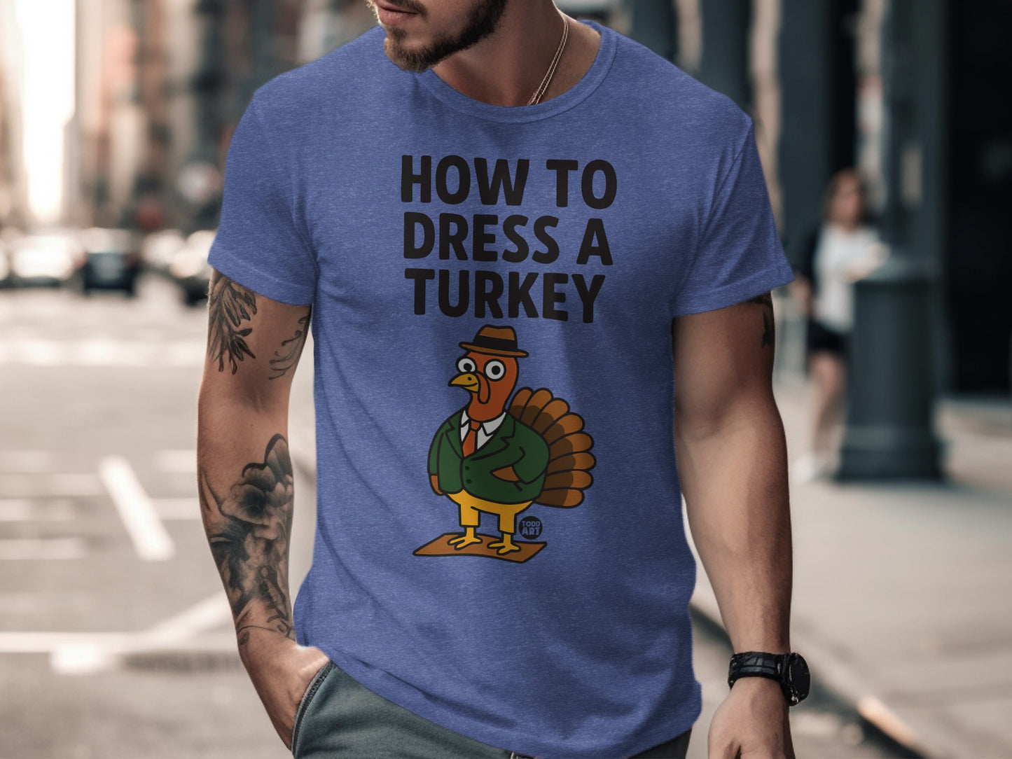 Funny How to Dress a Turkey Graphic Tee product