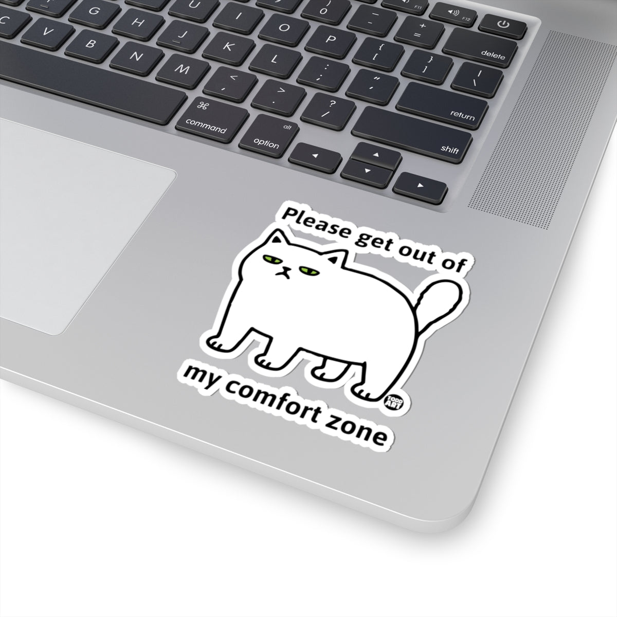 Leave Me AloneTodd Art Sticker