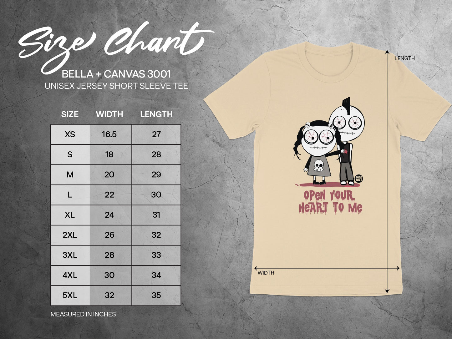 Open Your Heart to Me Graphic Tee for Unisex