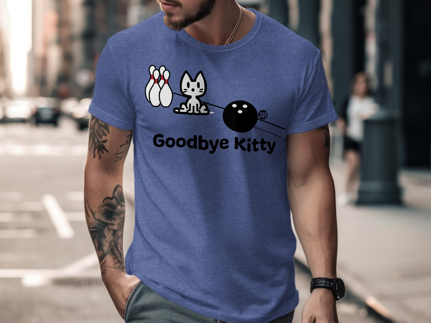 Goodbye Kitty Bowling Graphic Tee