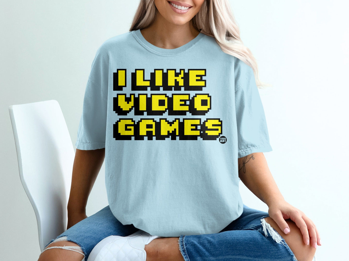 I Like Video Games Graphic T-Shirt for Gamers