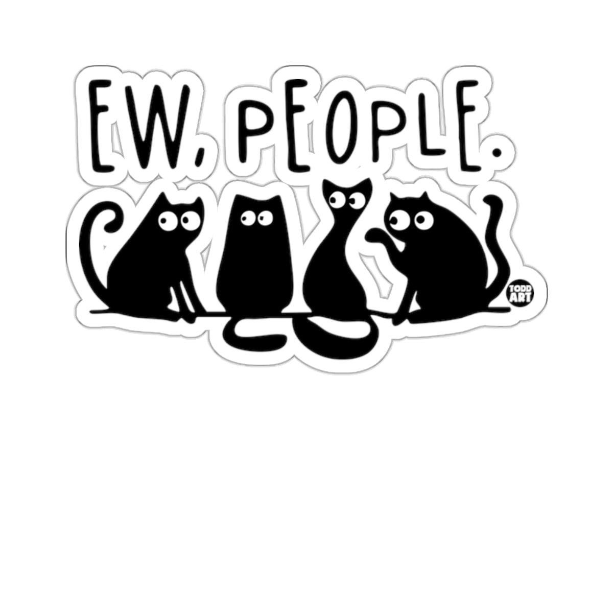 EW. PEOPLE. Funny Black Cats Image 