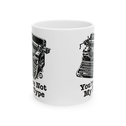 Typewriter Blues Todd Art Mug