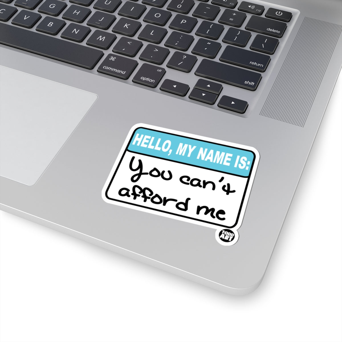 Introduction Card Todd Art Sticker
