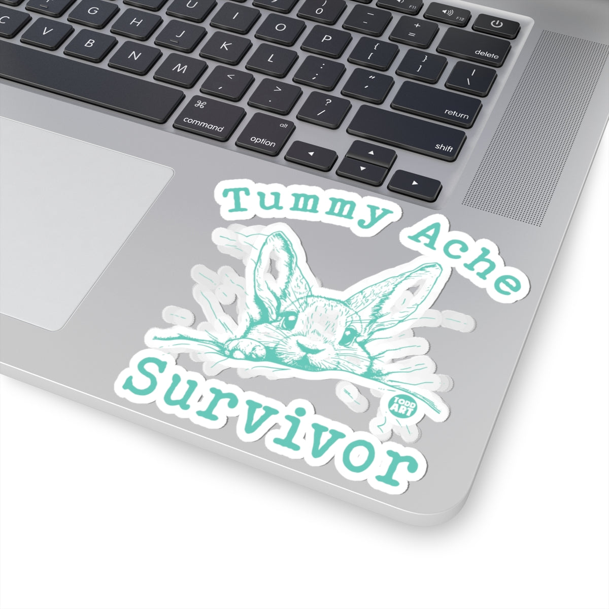 Tummy Ache SurvivorTodd Art Sticker