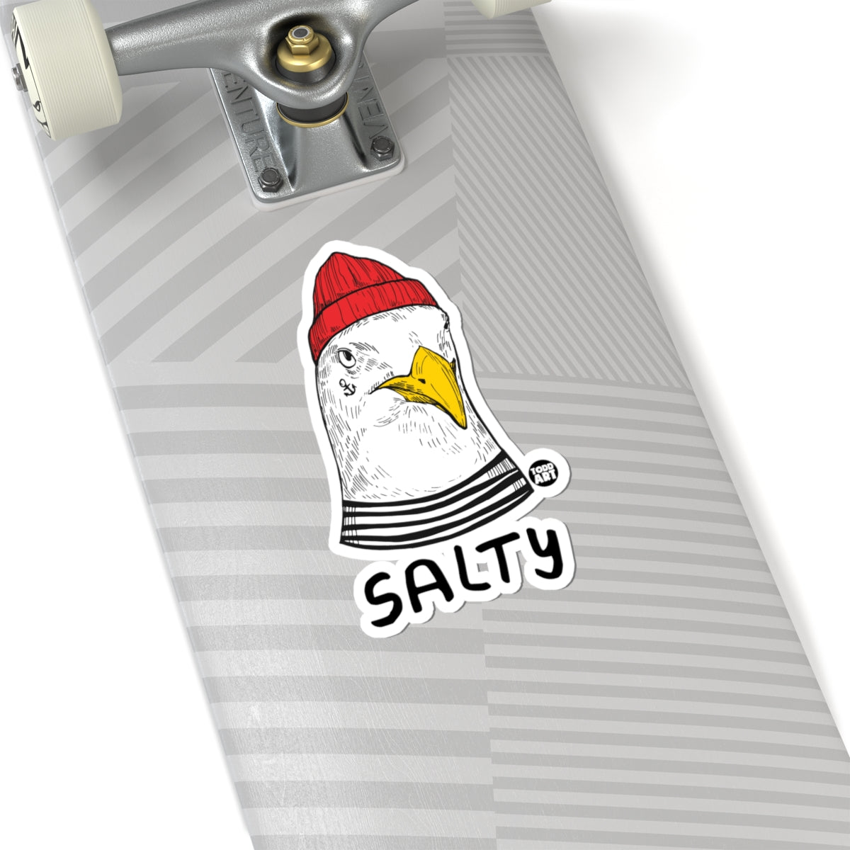 Salty Sailor BirdTodd Art Sticker