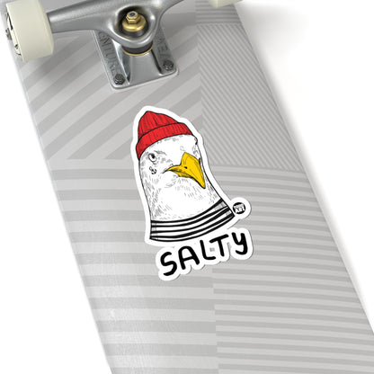 Salty Sailor BirdTodd Art Sticker