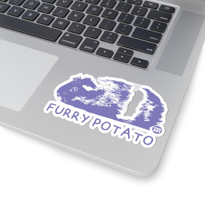 Fuzzy SpudTodd Art Sticker