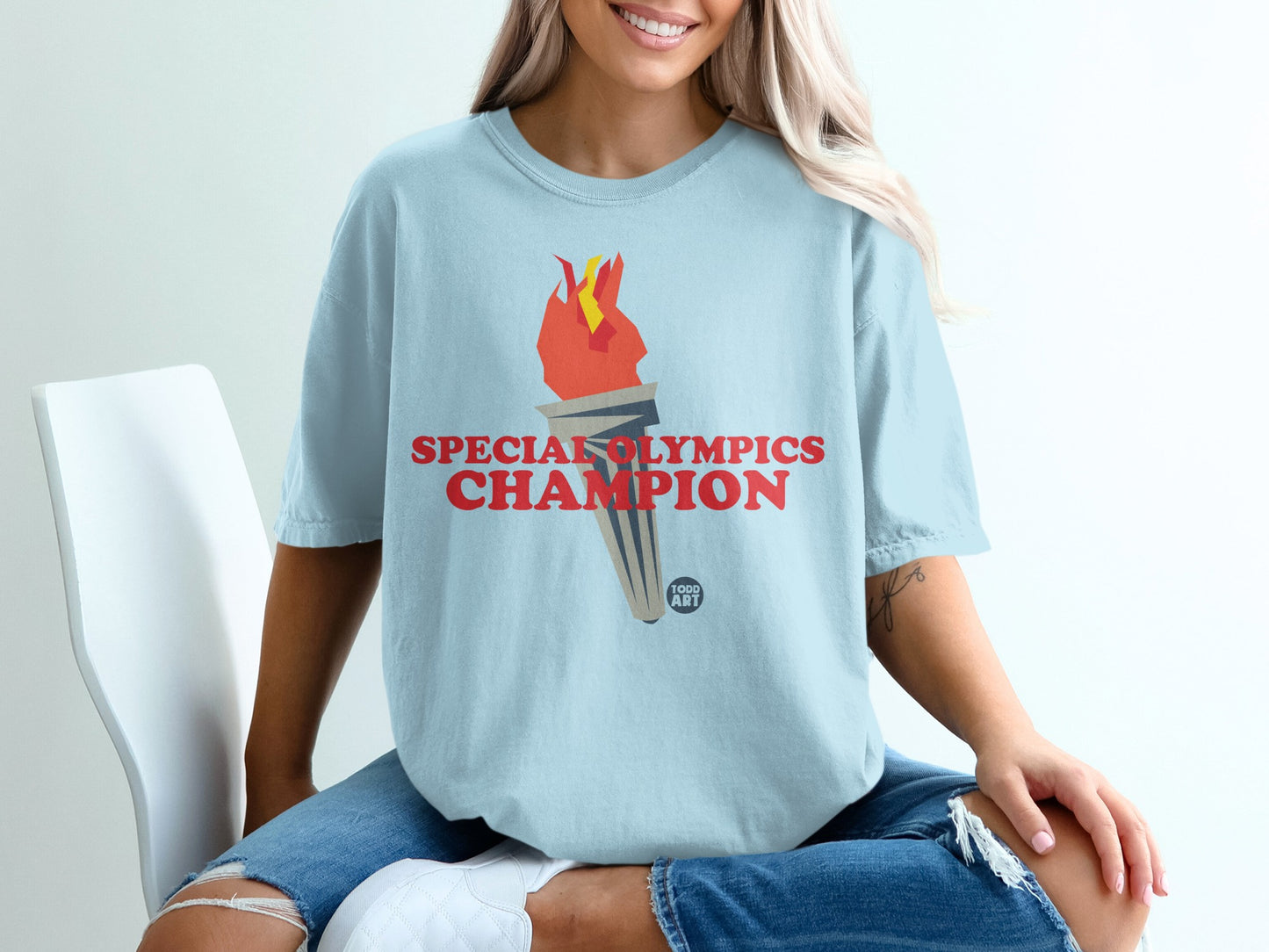 Special Olympics Champion Torch Graphic product type