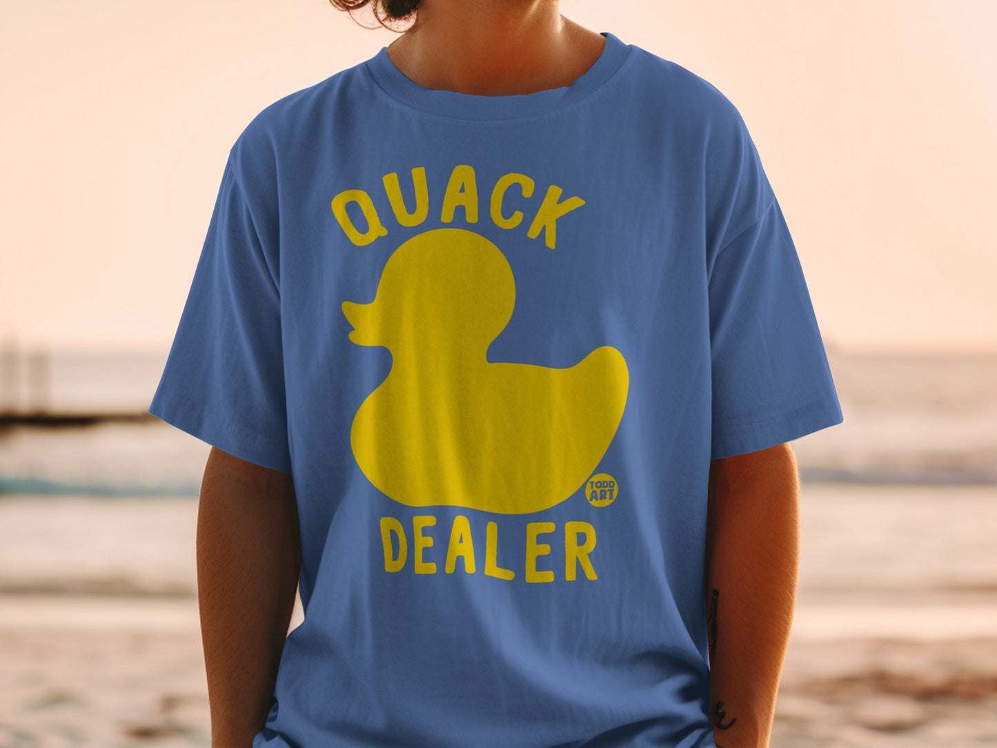 Quack Dealer Graphic Design T-shirt for Duck Lovers