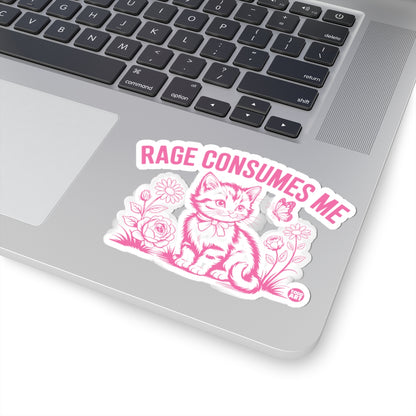 Rage Consumes MeTodd Art Sticker