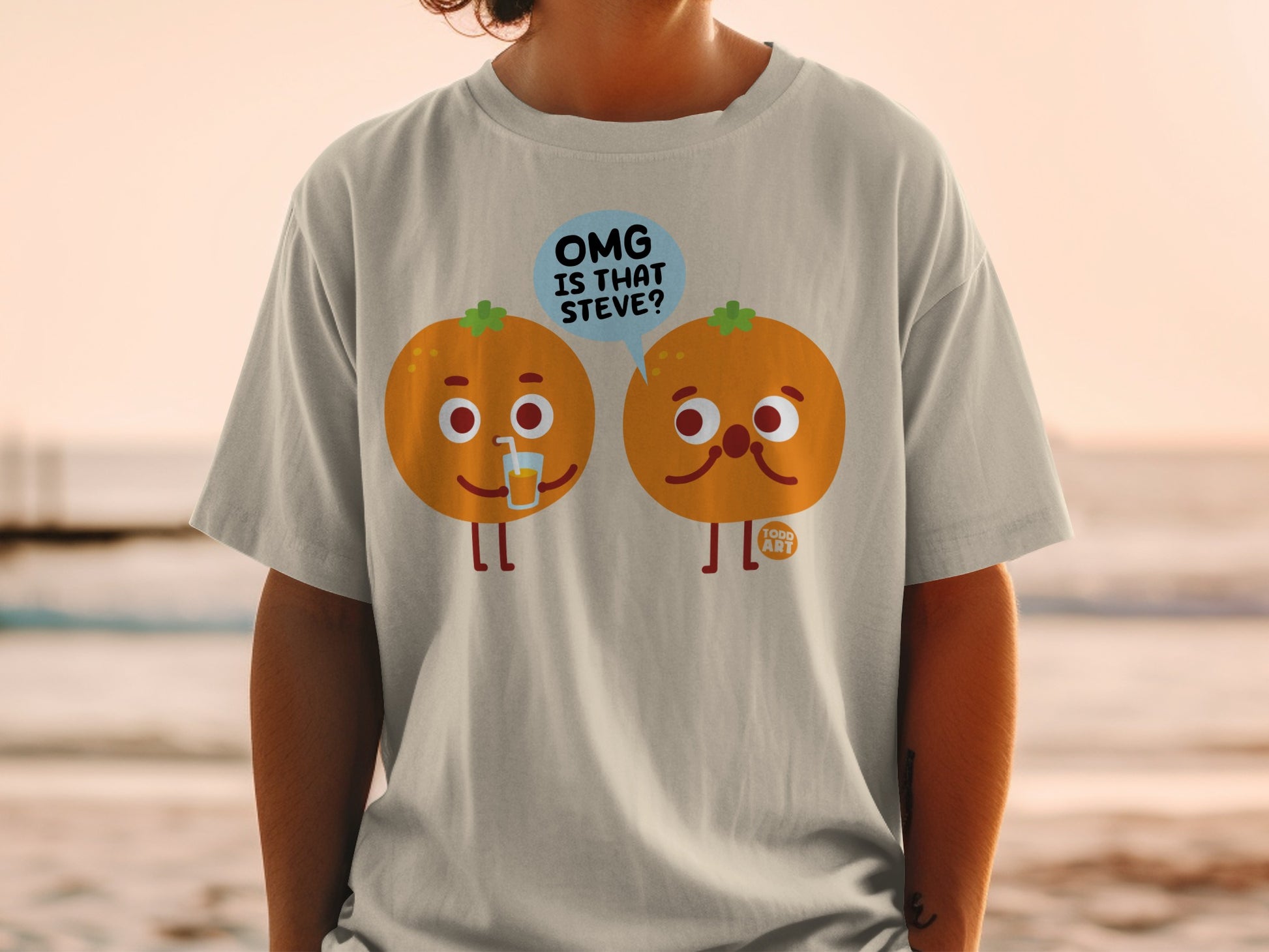 OMG Is That Steve Funny Oranges Graphic product type