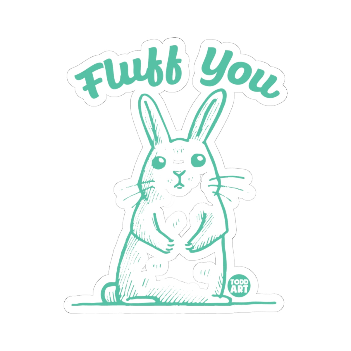 Flukk YouTodd Art Sticker