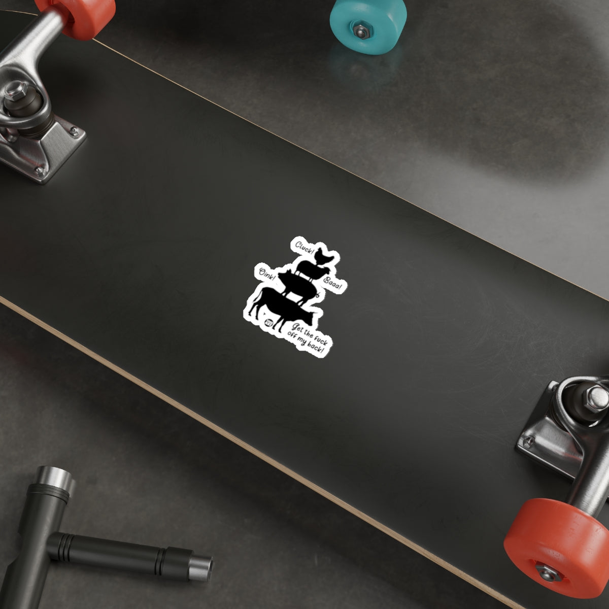 Cute Dog and Cat Design Die-Cut Sticker product