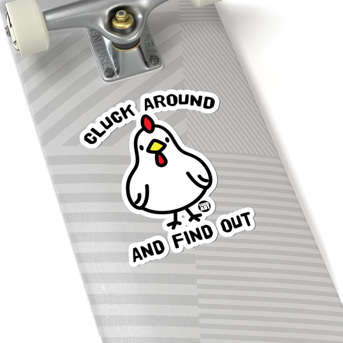 Lucky ChickenTodd Art Sticker