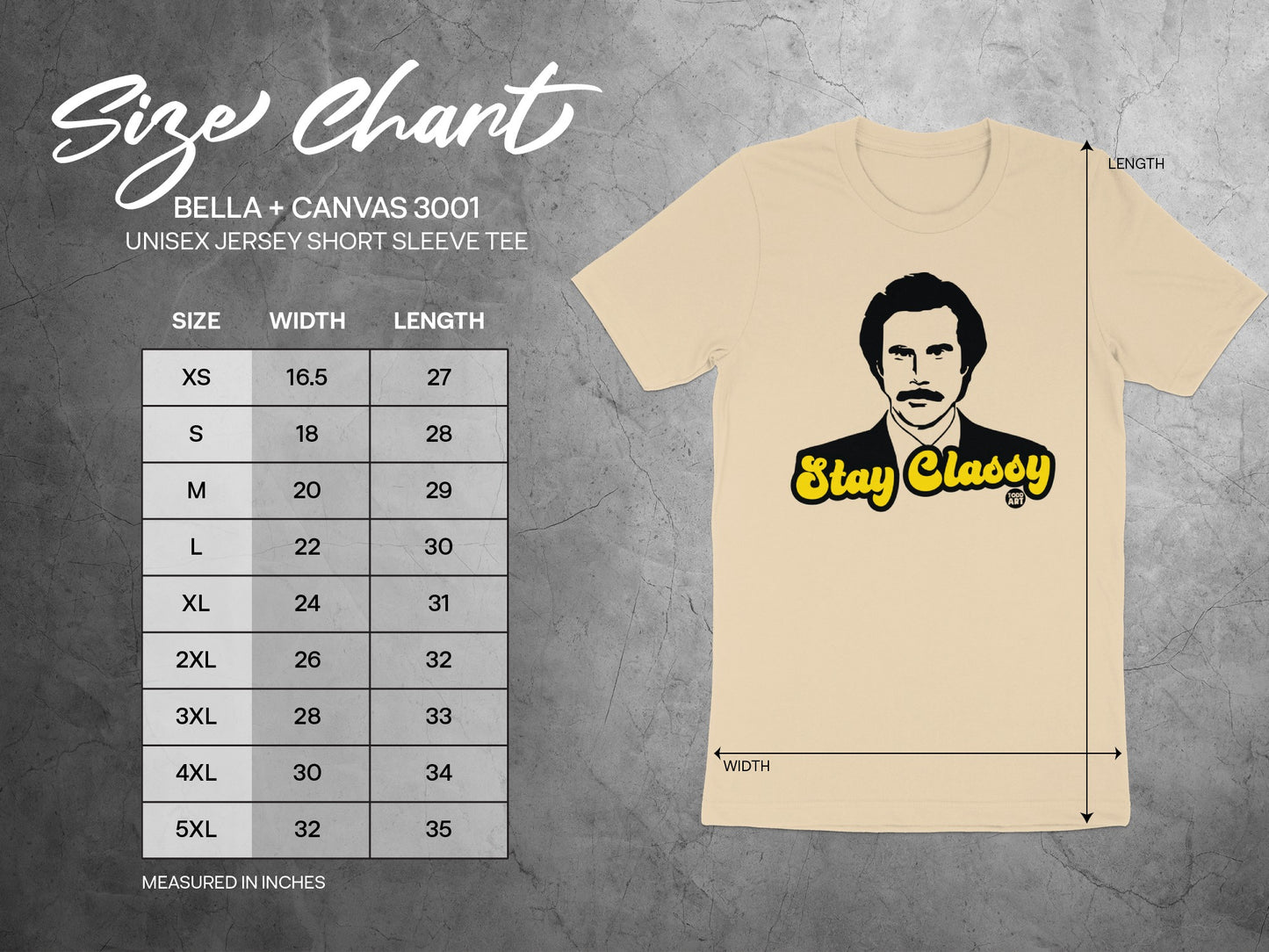 Stay Classy Graphic Unisex Jersey Short Sleeve Tee