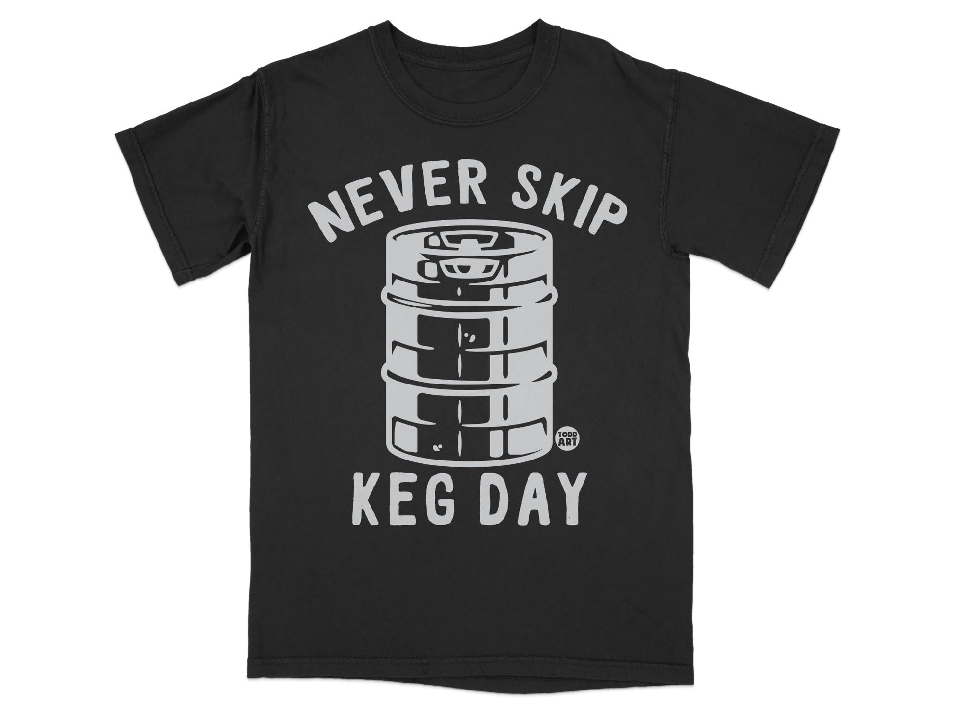 Never Skip Keg Day Graphic T-Shirt Design Product