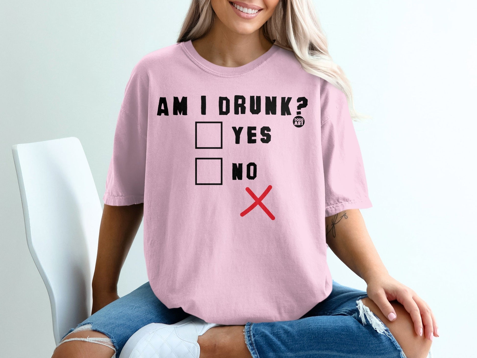 Am I Drunk Yes No Funny Graphic T-Shirt