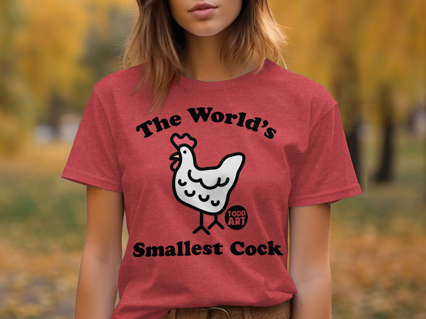 The World's Smallest Cock Todd Art Graphic Shirt