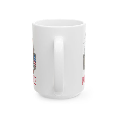 Rock and Roll Dogs Todd Art Mug