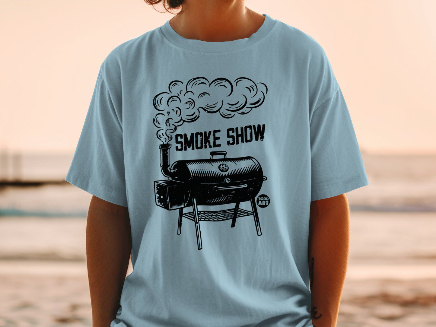 Smoke Show Barbecue Grill Food Art Design product type