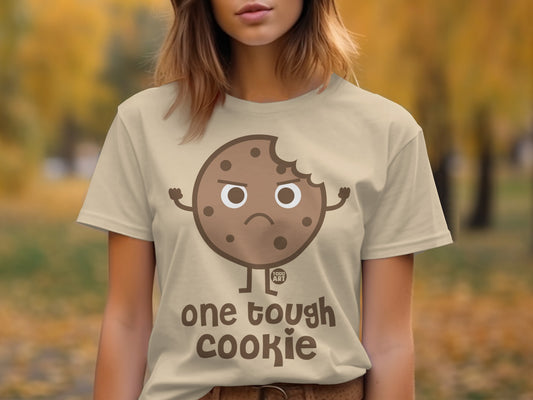 One Tough Cookie Graphic Tee Cute Cookie Design Top