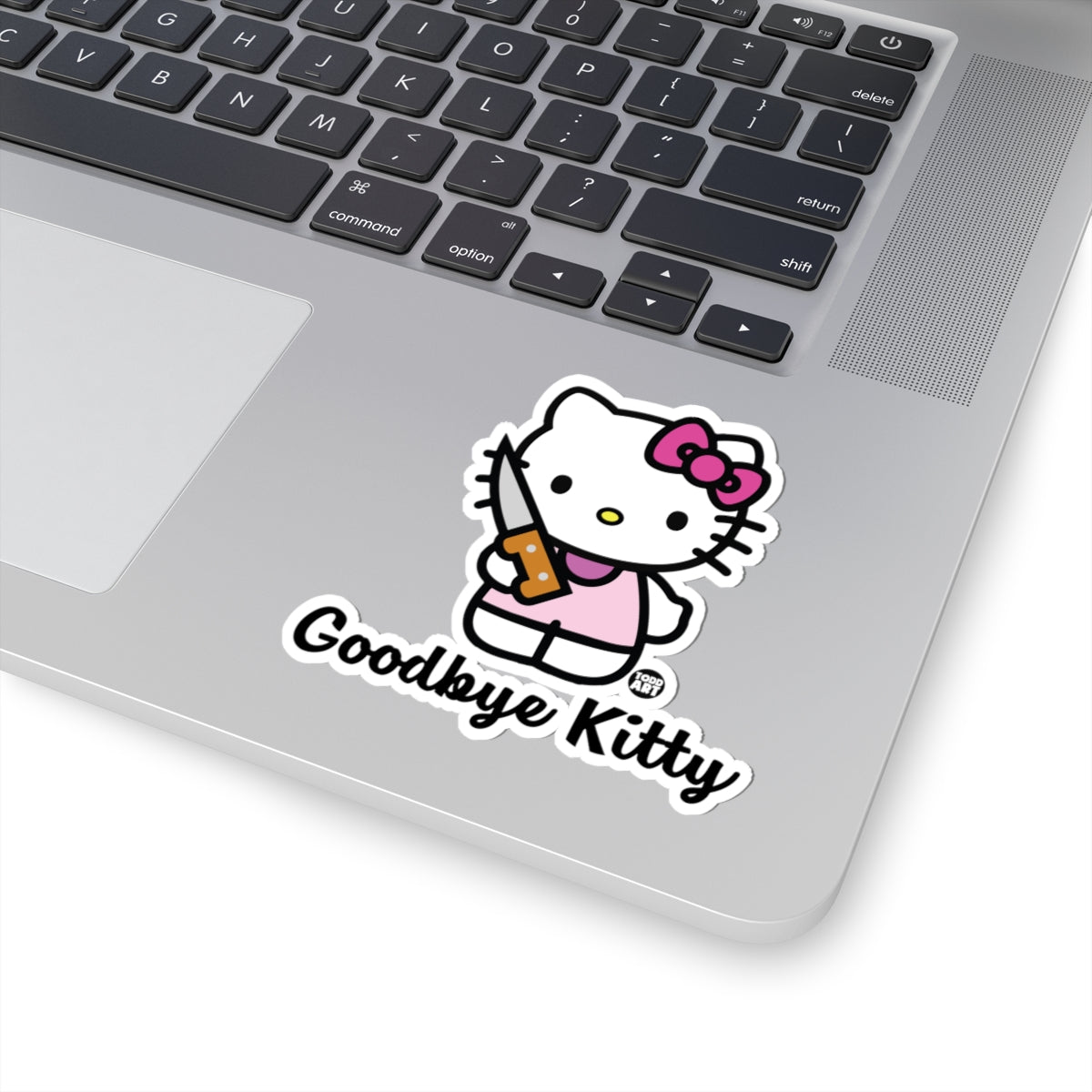 Kitty's Final Moment Todd Art Sticker