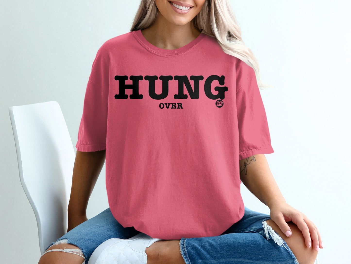 Hung Over Graphic T-Shirt Casual Wear Upper Apparel