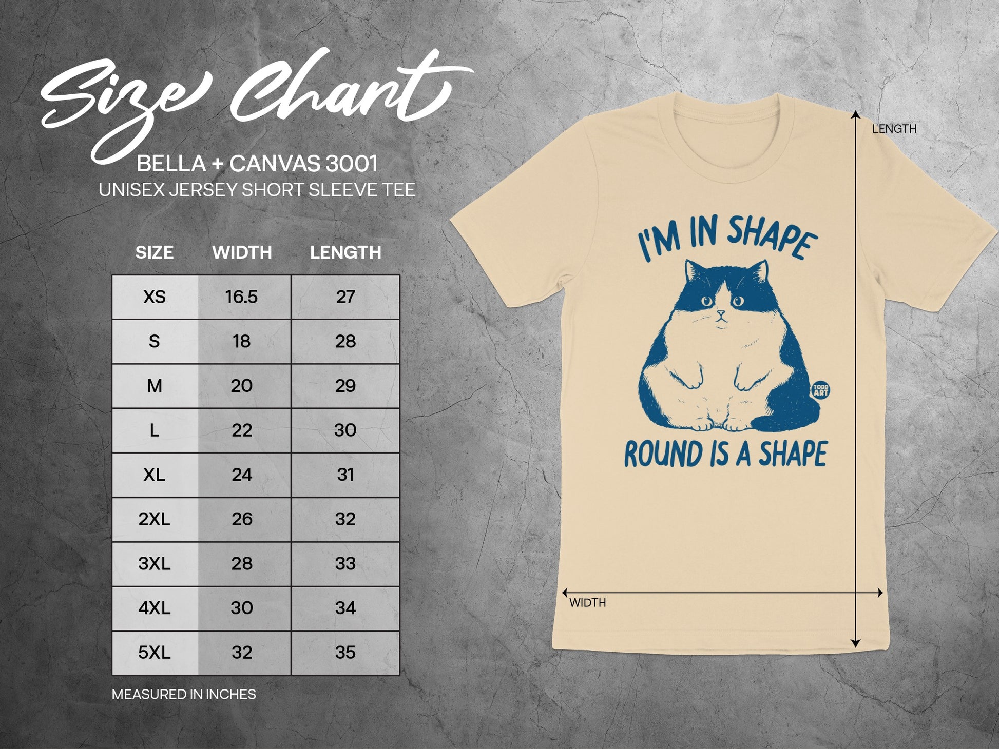I'M IN SHAPE ROUND IS A SHAPE Short Sleeve Tee