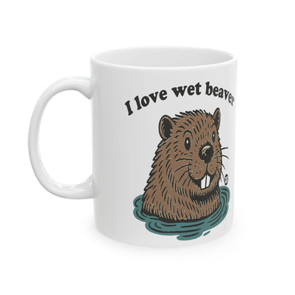 Beaver bliss Todd Art Mug