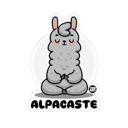 Llama MeditationTodd Art Sticker