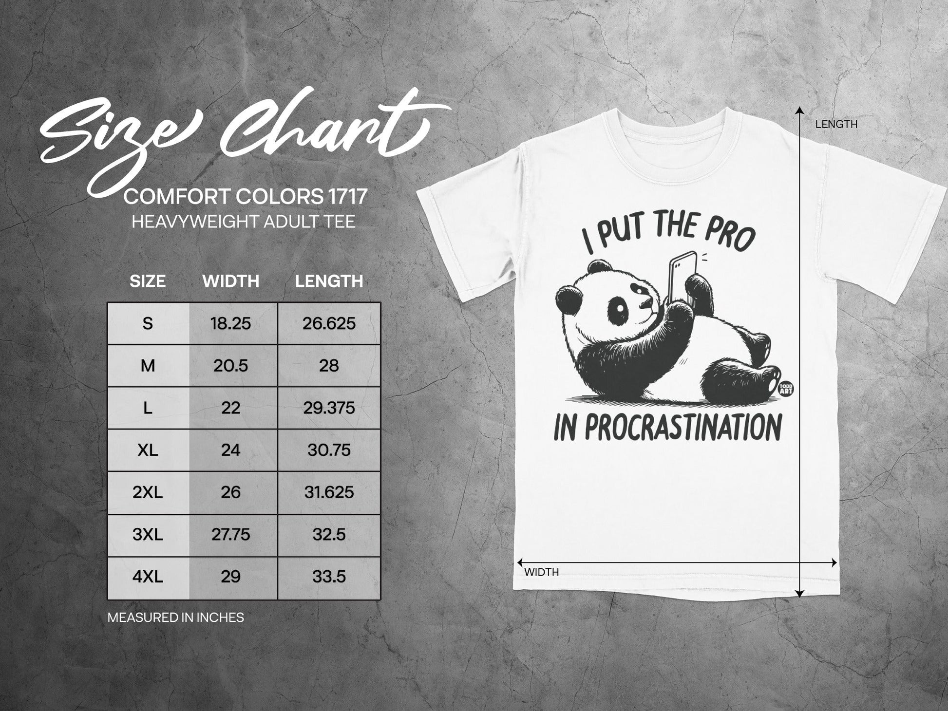 I Put The Pro In Procrastination Heavyweight Adult Tee