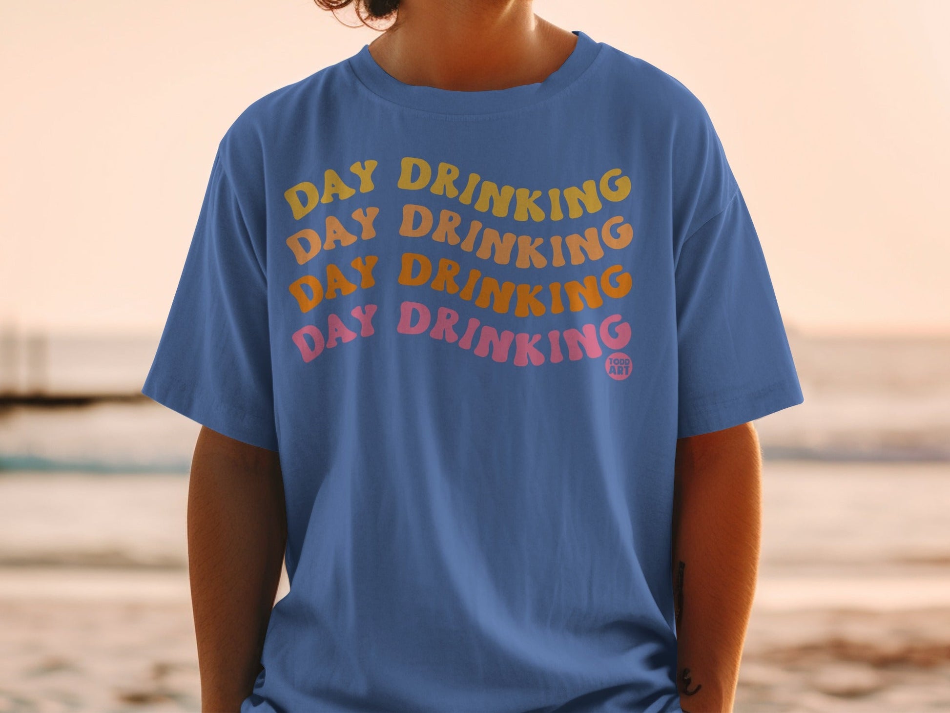 Fun Day Drinking Design Relaxed Fit T-Shirt Product