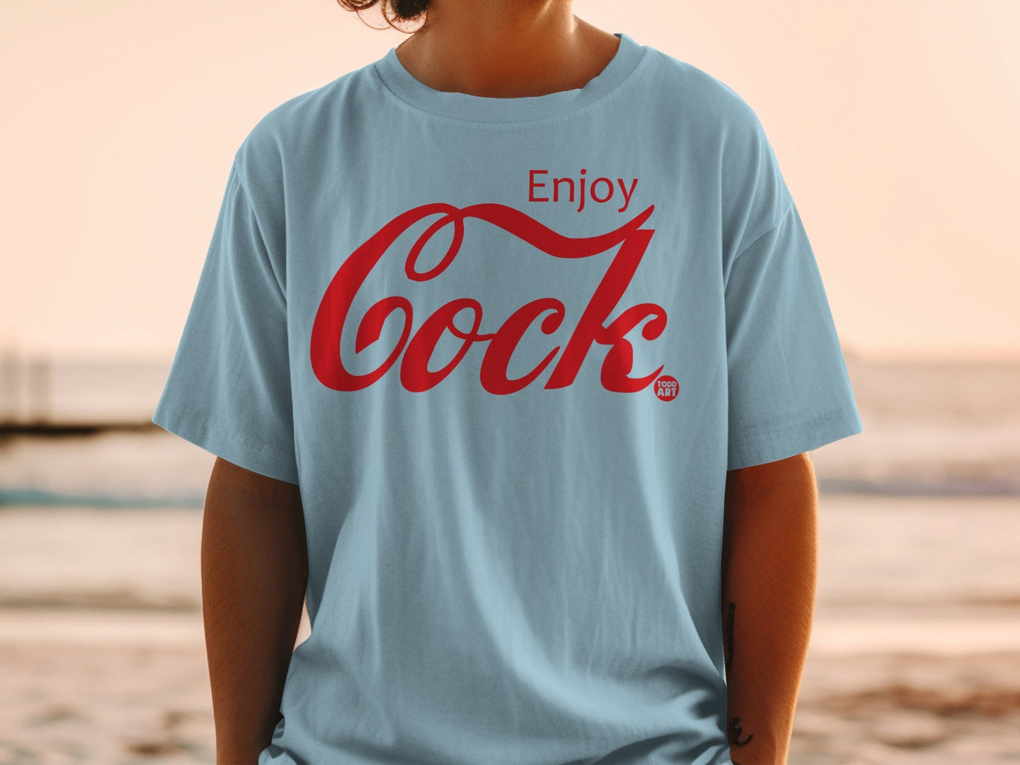 Enjoy Cock Graphic Design T-Shirt Product
