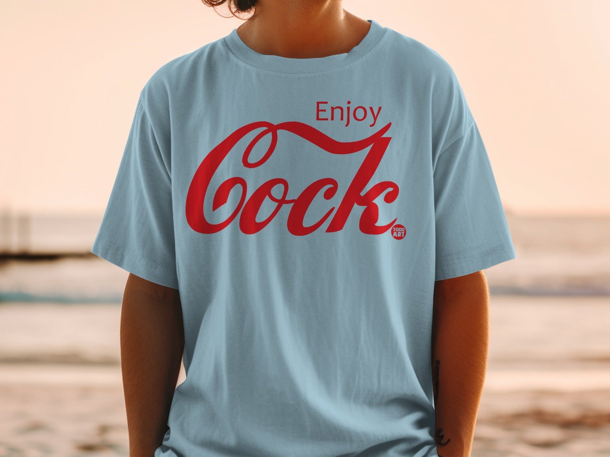 Enjoy Cock Graphic Design T-Shirt Product