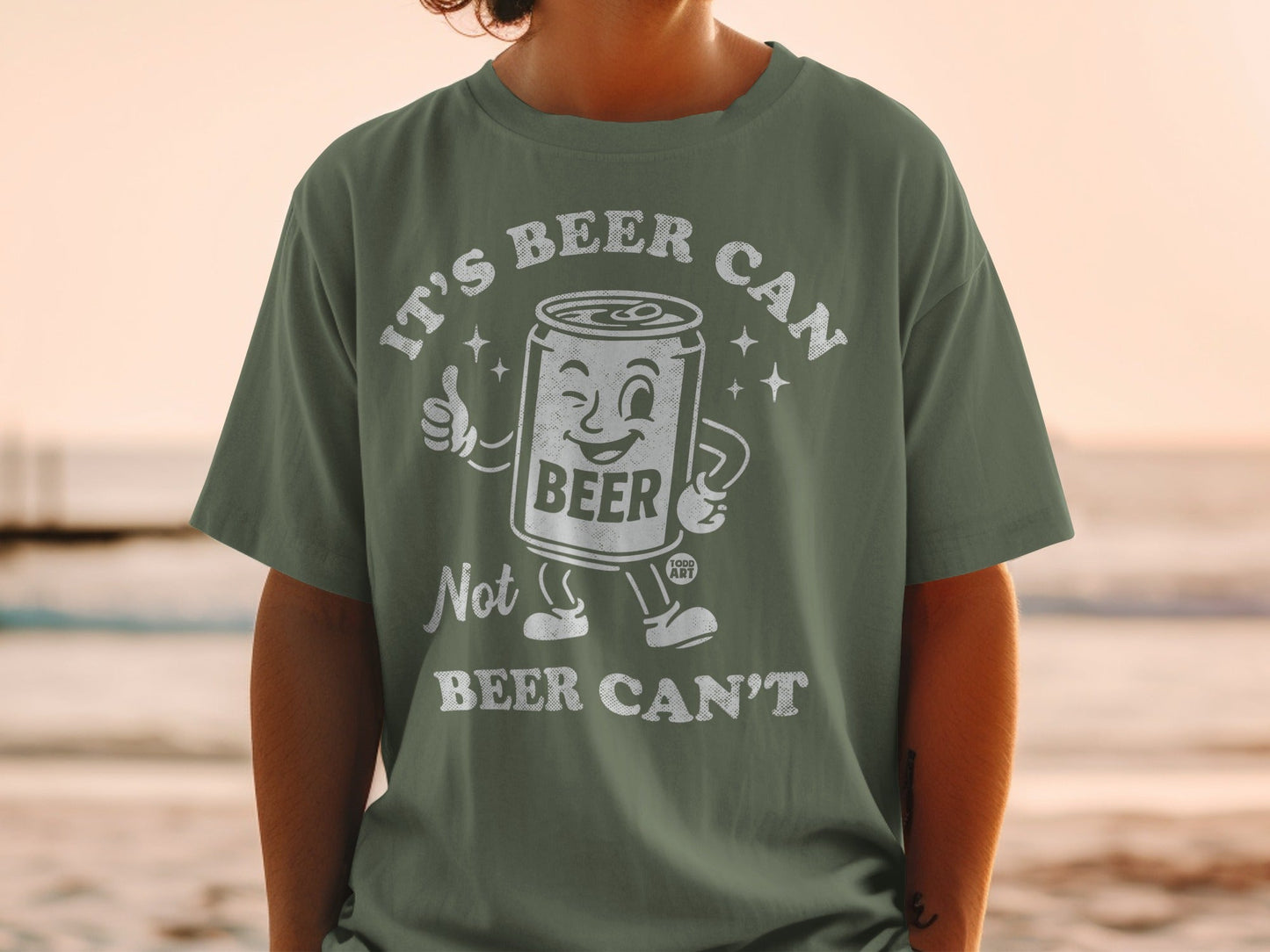 It's Beer Can Not Beer Can't Funny Graphic T-Shirt