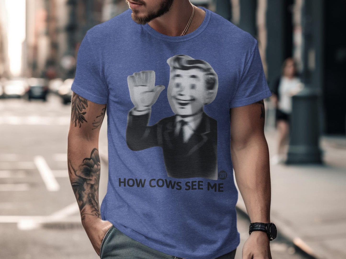 How Cows See Me Graphic T-Shirt Fun Clothing
