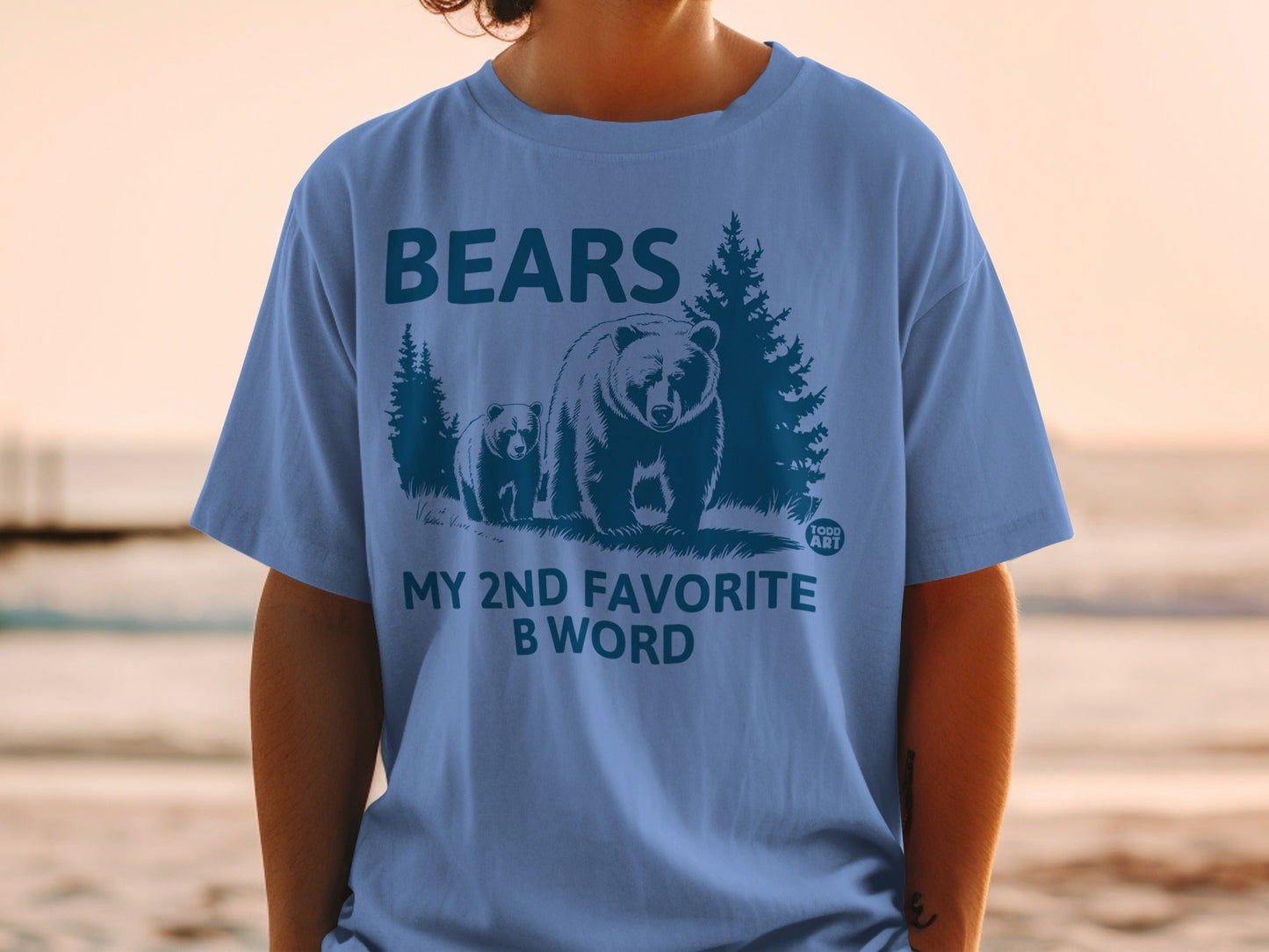 Bears My 2nd Favorite B Word Graphic T-Shirt