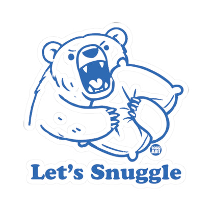 Let's SnuggleTodd Art Sticker