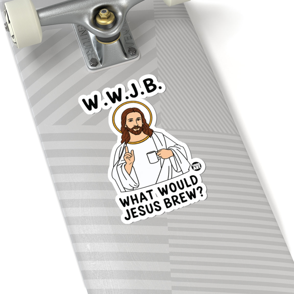 W.W.J.B. Todd Art Sticker