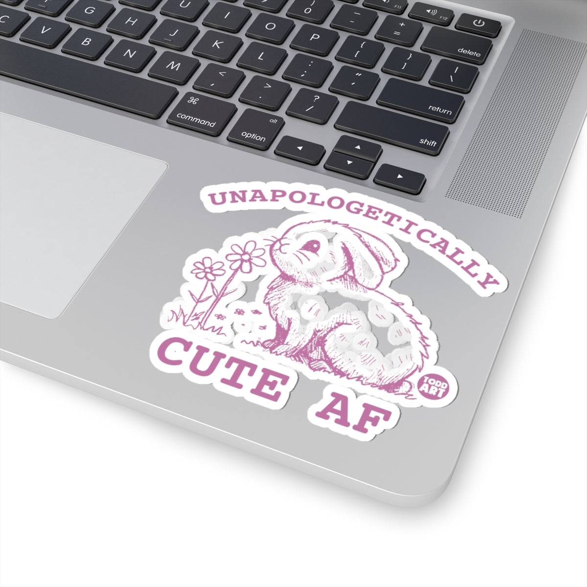 Unapologetically Cute AFTodd Art Sticker